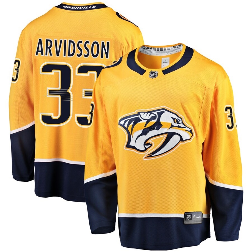 Viktor Arvidsson Nashville Predators Fanatics Branded Breakaway Jersey XXL